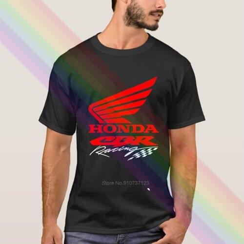 Honda CBR CBR300r CBR500r CBR600rr Black T-Shirt 2020 Newest Summer Mens Short Sleeve Popular Tees Shirt Tops Unisex