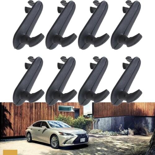 Carpet Car Mat Clips Black Fixings PZ410-99350-01 For Toyota Lexus Plastic Durable