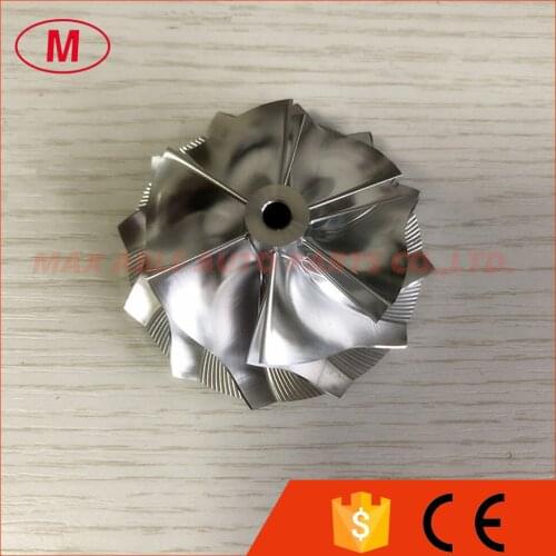 GT15-25 51.90/64.00mm 6+6 blades high performance turbo Billet/milling/aluminum 2628 compressor wheel