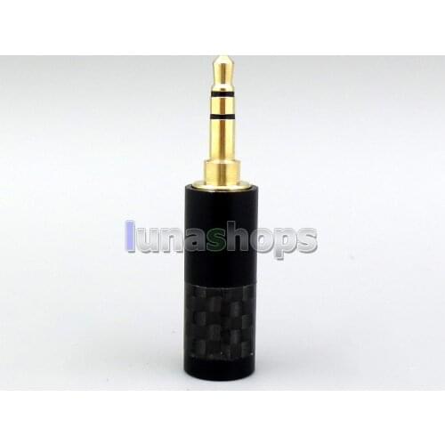 LN006288 CYH-Series High Quality Black Carbon Barrel 3.5mm Male Custom DIY Adapter