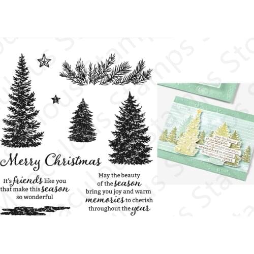 Trees Metal Cutting Dies and Stamps Stencils Scrapbooking Photo Album Card Paper Embossing Craft DIY Die Cut 2021