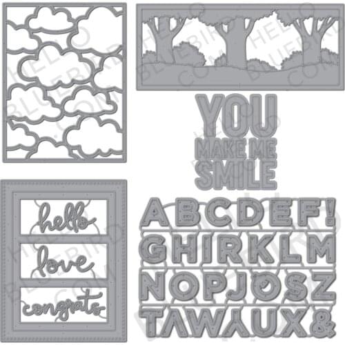 Piggy Craft metal cutting dies cut die mold Rectangle frame letters Scrapbook paper craft knife mould blade punch stencils dies