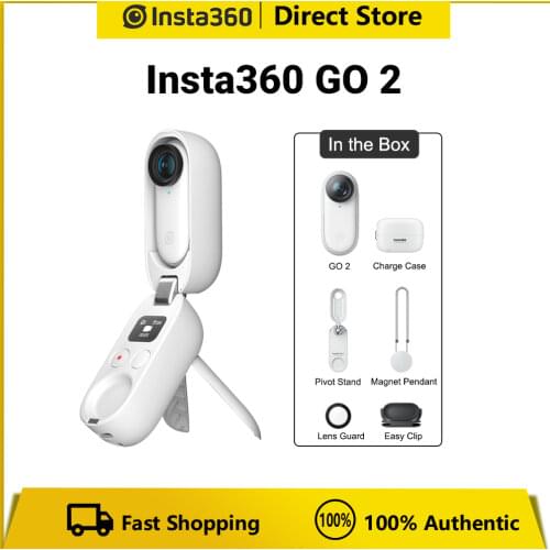 Insta360 GO 2 Mini Action Camera for IPhone and Android Go2 Smallest Mini Wearable Camera For Vlog Video Making with remote