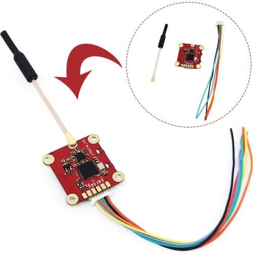 Miniature 25mW 200mW 500mW Lightweight 5.8G 40CH Professional Easy Use Crossing Machine Transmitter Simple Operation Fit For FPV