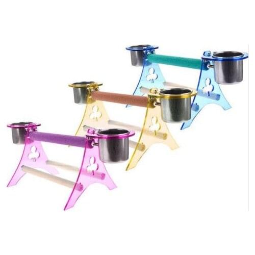 Tripod Small, Medium and Large Gray Parrot Acrylic Grinding Stand Parrot Desktop Stand