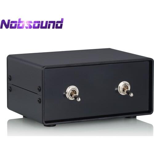Nobsound Passive 2-way 4.0 Channel Amplifier / Home & Car Speaker Switcher Box Stereo Audio Selector Splitter