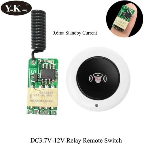 Office password lock Door Opener 433 315Remote Switch Mini Power Saving 0.6ma Standby Current Relay Contact RF Wireless Switches