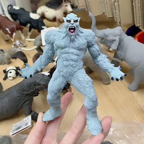 Pvc figure model toy whithe savage