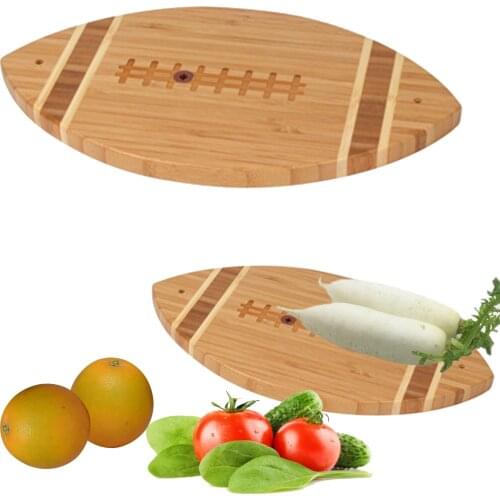 Football Shaped Serving Board Cutting Board Cheese Board Platter Serving Tray Throwing Game Party Gifts Accessoreis