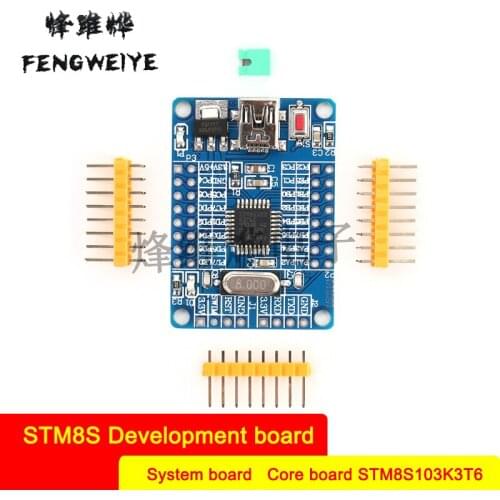 Panel STM8S Development Board Core Board Small System Board STM8S103K3T6 Core Board Send Code Routine