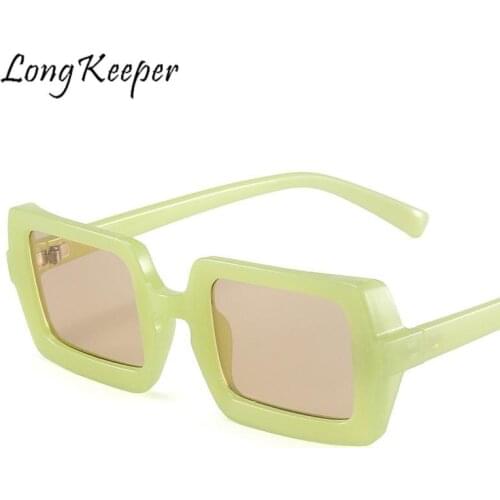 Vintage Rectangle Sunglasses Women Colorful Lens Ladies Luxury Sun Glasses Retro Brand Designer Travel Eyewear Oculos De Sol