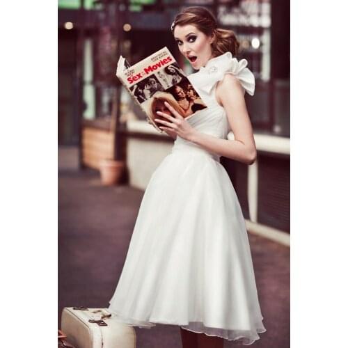 Vestido de noiva sweetheart party prom bridal gown one shoulder cheap wedding dresses 2020 robe de mariee wedding dress