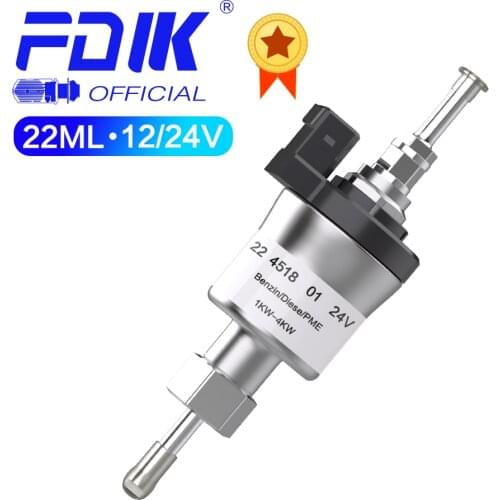FDIK 12V 24V Metering Fuel Pump Eberspacher Airtronic D2 D4 2KW 4KW Electronic Car Diesel Parking Heater 224519010000