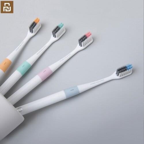 YOUPIN Portable DOCTOR-B 1pc Deep Cleaning Toothbrush Dental Care Toothbrush Oral Hygiene Tooth Brush For Adult Travel