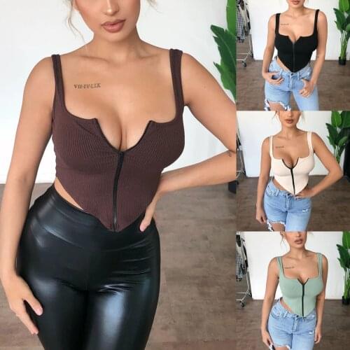 Women Fashion Zipper Tank Top Ladies Stylish Sleeveless Tops for Shopping Daily Wear For Party Shopping Gathering