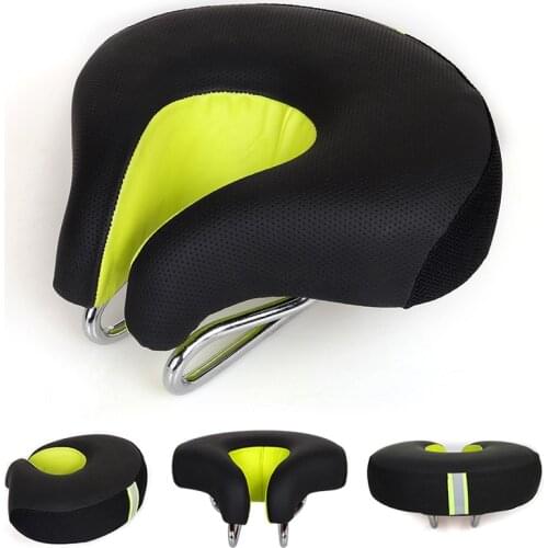 1Pc Motorcycel Seat Cusion Bicycle Saddle Mountain Bike Thickened Super Soft Cushion Armless Shockproof Bicycle Magic Cushion
