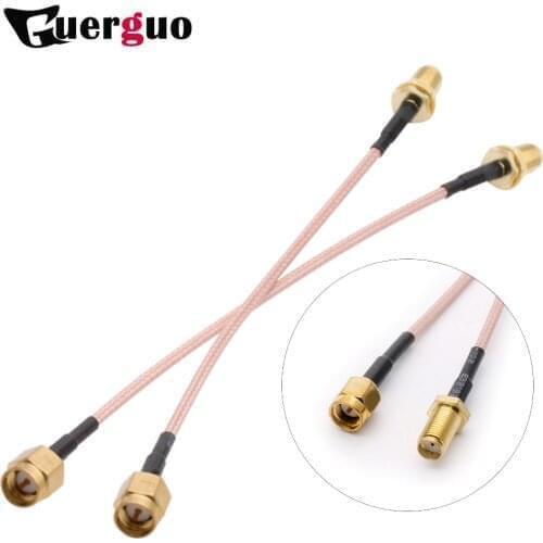 10PCS SMA Female Pigtail Cable RF SMA Male Switch RG316 Wholesale Fast Ship 15CM/30CM/50CM/100CM/200CM for WiFi Wireless