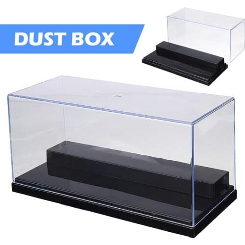 1pc Acrylic Display Box Case Large Clear Plastic Box Dustproof Toys Protection Storage Boxes 20*10*9CM