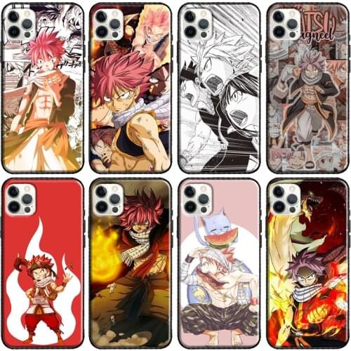 Anime Fairy Tail Natsu Phone Case For Apple iPhone 12 11 Pro Max mini X XR XS Max 7 8 Plus SE 2020 Cover Coque