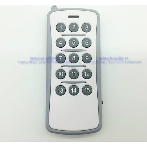 Electronic lamps multi-channel wireless remote control switch controller 315MHz transmitter light remote control 15 keys