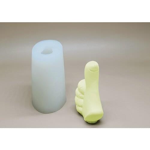 Thumb Finger Shape Candle Mold Silicone Soap Mold DIY Plaster Molds Resin Mould Baking Cake Decor Home Art Craft Decoration Tool