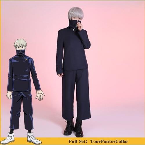 Anime Jujutsu Kaisen Toge Inumaki Cosplay Costume Halloween Carnival Uniforms Custom Made