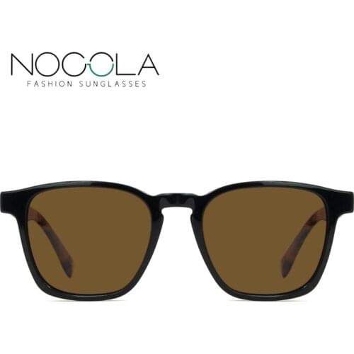 Fashion Square Polarized Sunglasses Black Frame Man Luxury Brand Sunglass 95231B