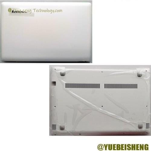 YUEBEISHENG New for Lenovo U31-70 500S-13ISK 300S-13ISK 500S-13 LCD back cover+ bottom case,white