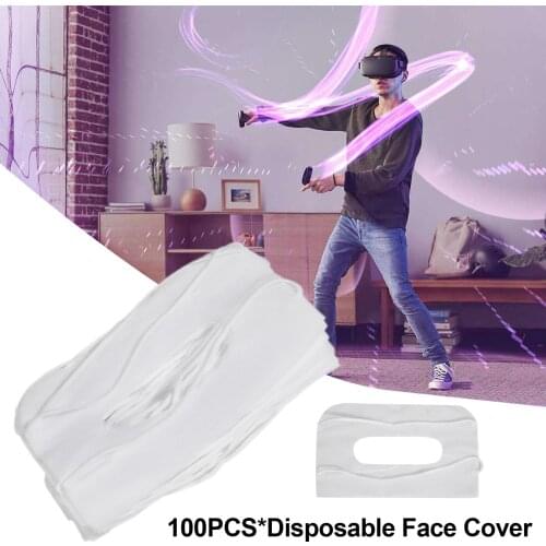 Oculus Quest 2 Accessories 100pcs Disposable Universal Non-woven Fabric Hot VR Glasses Mask For Oculus Quest2