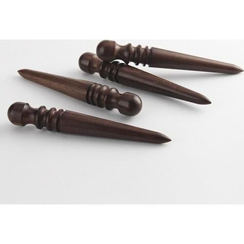 Handmade Leather Polishing Rods Wood Sandalwood Manual Edge Banding
