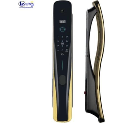 QLEUNG S913MAX Smart Peephole Camer Wifi Fingerprint Remote Control Home Automatic Doorbell Function Password Card Door Lock