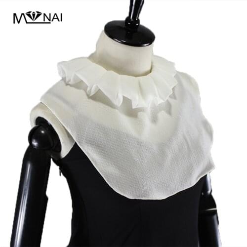 Victorian Fake Collar Vintage Cosplay Carnival Detachable Neck Ruff Gothic Ruffle Collars
