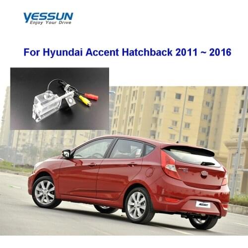 Yessun Rear View Camera For Hyundai Accent Hatchback 2011 ~2016 Backup Waterproof camera/ HD CCD Night Vision car camera