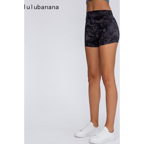 Lulubanana Womens High Waist Yoga Shorts Compression Workout Yoga Spandex Short Hot Costume Running Bike Shorts