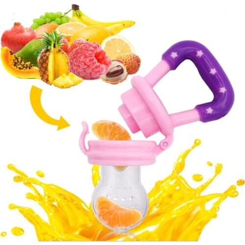 1PC Baby Girl Teether Nipple Fruit Food Mordedor Bite Silicone Teethers Safety Feeder Bite Food Nipple Teether Oral Care 4-12M