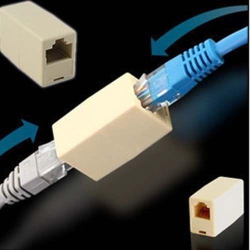 10pcs RJ45 Network Cable Joiner Plug Coupler Extender Cat5 Cat5e Cat6 RJ-45 Femalenew