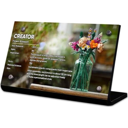 Acrylic Display Stand Brand For Flower Bouquet 10280 Toys Building Blocks