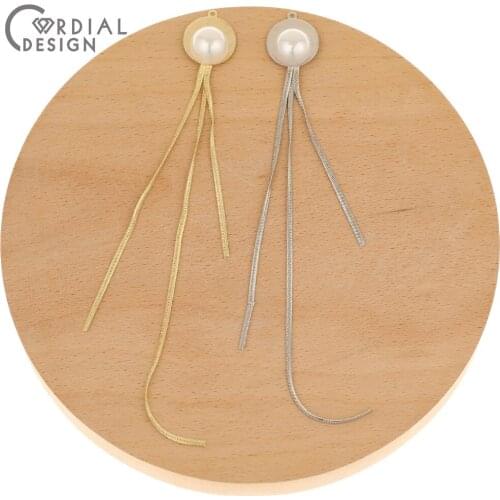 Cordial Design 50Pcs 16*130MM Earring Accessories/Jewelry Findings & Component/Imitation Pearl/Pendant/Claw/Hand Made/DIY Charms