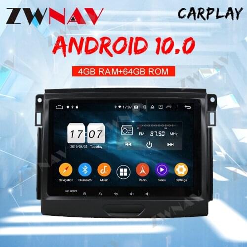 Android10 4GB Car No CD DVD Player Car GPS Navigation For Ford Everest Auto Stereo Head Unit Multimedia Player Car Radio IPS DSP