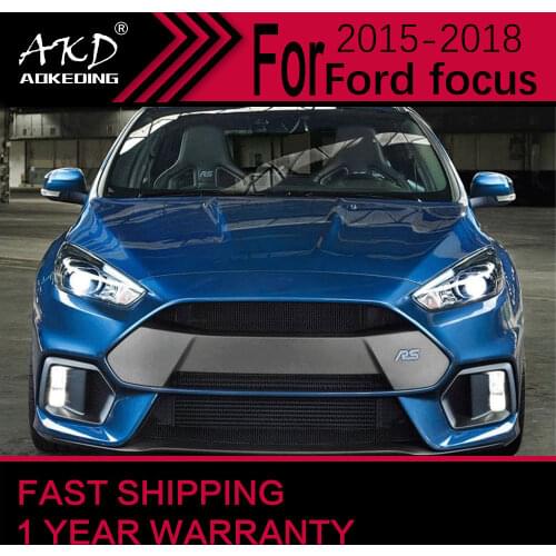 AKD Car Styling Headlight Assembly for Ford Focus 4 Headlight 2016 ST Design LED DRL H7 D2H HID Option Angel Eye Bi Xenon Beam
