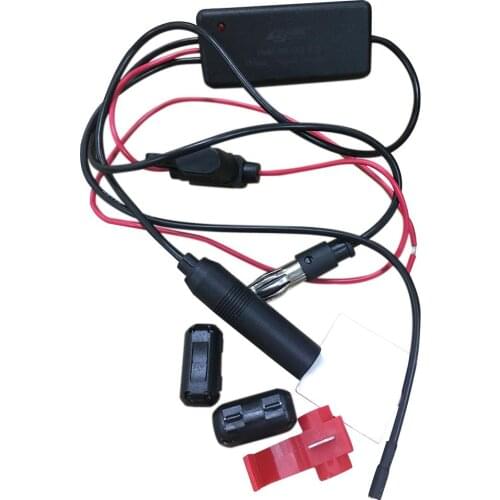 AM FM DAB+ 3-in-1 Car Radio Signal Amplifier ANT-208 Plus Wide Frequency Range Antenna Adapter Signal Gain Applicable Worldwide