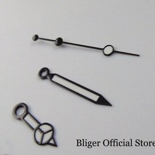 White Automatic Watch Hand Green Luminous Black for MIYOTA 8215 8205 DG MINGZHU 2813 3804