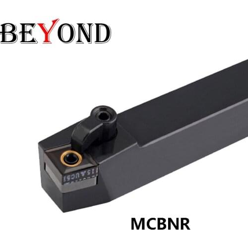BEYOND External Turning Tool Holder MCBNR 2525 MCBNR2525M16 MCBNR1616H12 MCBNR2020K12 Carbide Insert CNMG Lathe Cutter Bar