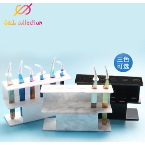 Tweezers Storage Holder For Eyelashes Extension Acrylic Tweezers Scissor Storage Rack Holder Stand Beauty Makeup Tool