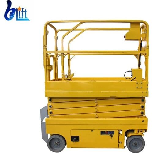 300kg Electric Construction Lift Hoist Lifting Machine Hydraulic Self Propelled Scissor Lift