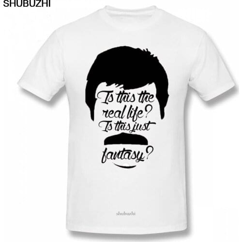 Queen Band T Shirt Rock Bohemian Rhapsody T-Shirt Letter Print Graphic Tee Shirt Summer Cotton T Shirts Wholesale sbz8467