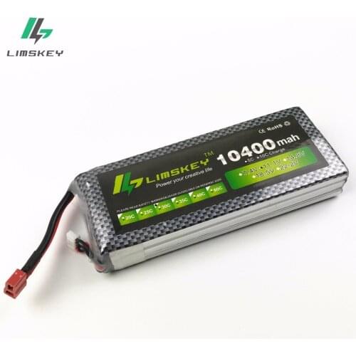 Limskey power 3S 11.1v 10400mah Lipo Battery 30c For Helicopter Four Axis RC Car Boat power T XT60 JST Plug 3s lipo battery 11.1