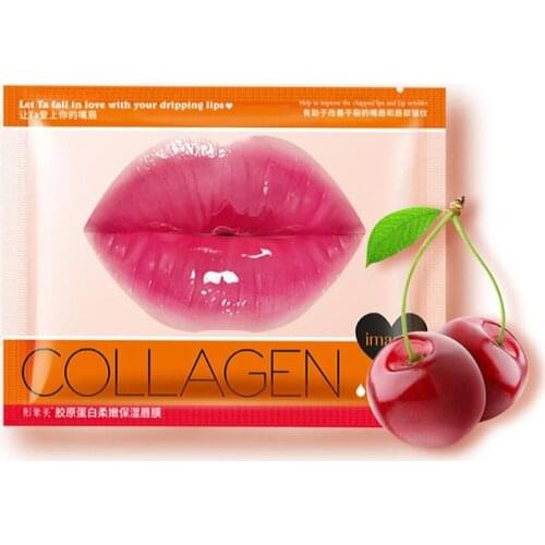 Honey Lip Mask Pads Gel Crystal Collagen Lip Plumper Nourishment Anti Aging Patch Enhancer Moisturizing Scrub Lips Care