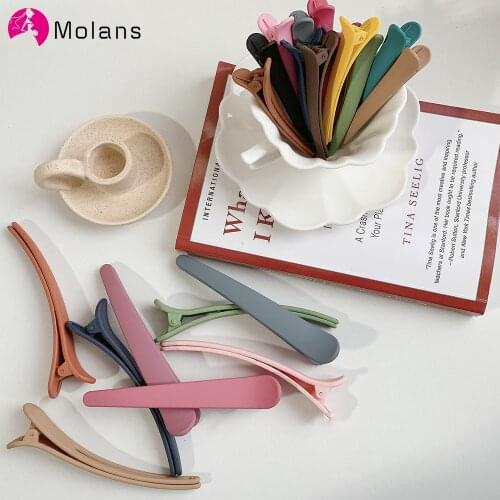 Molans New Colorful Girls Hair Barettes Hairpin Lovely Style Hairpin Headwear for Women Daliy Hair Accessories