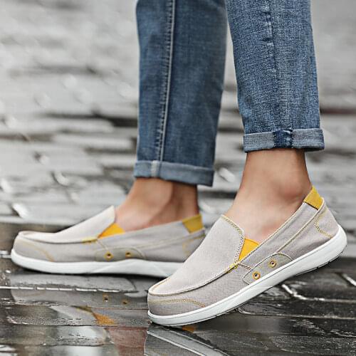 Mens Driving Loafer Breathable Flats Slip on Casual Walking Shoes